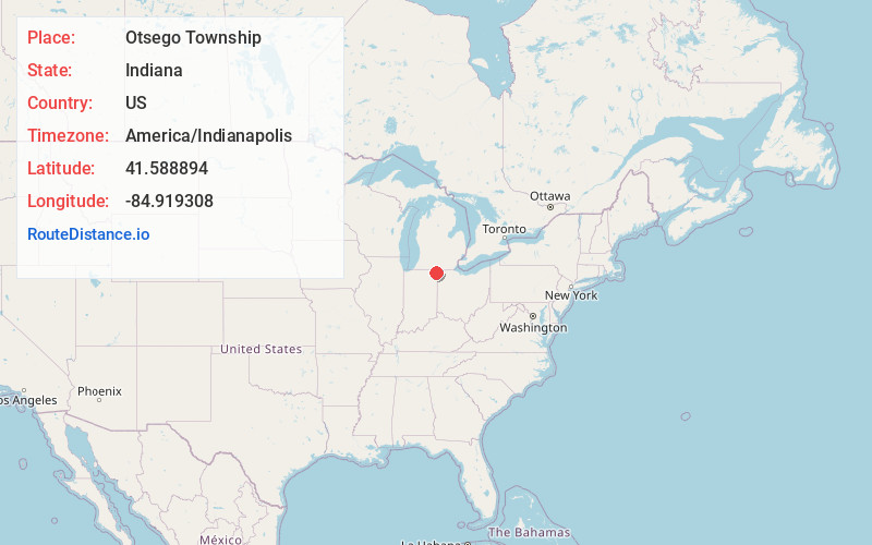 Map of Otsego Township