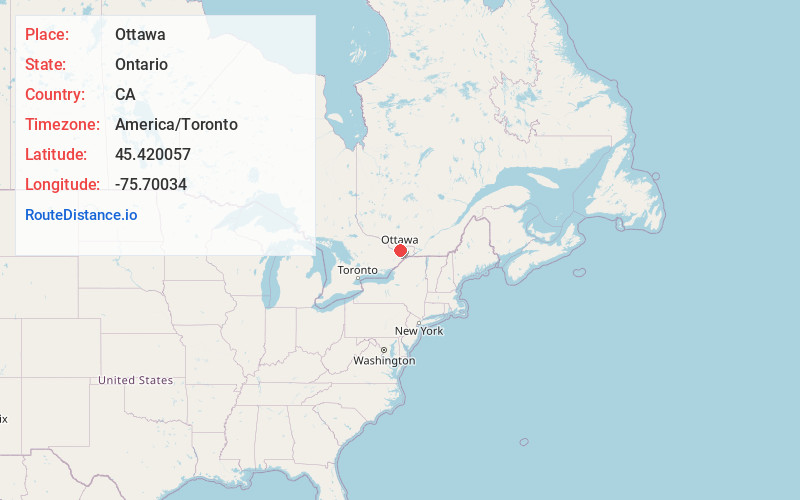 Map of Ottawa