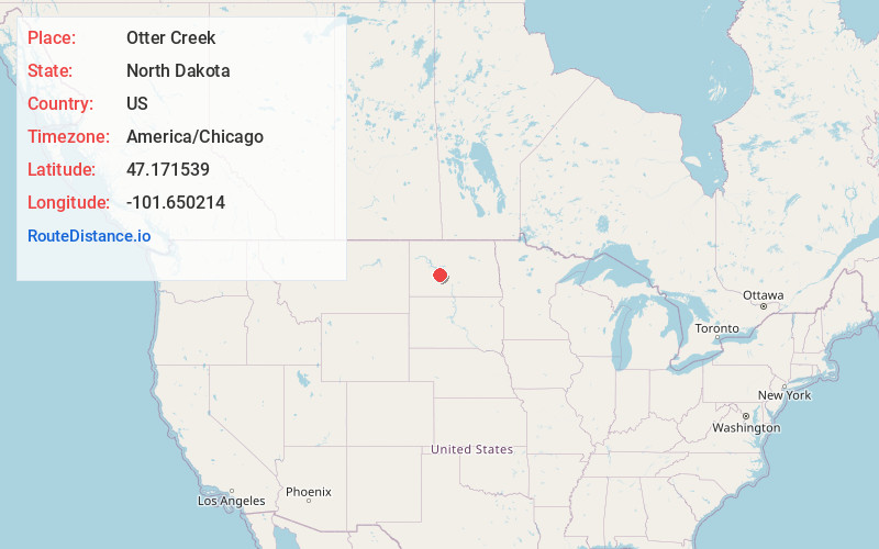 Map of Otter Creek