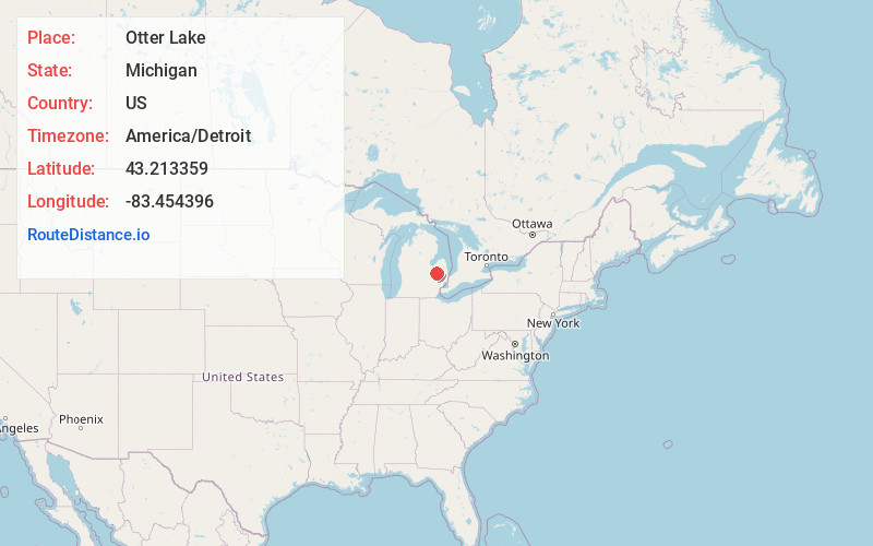 Map of Otter Lake
