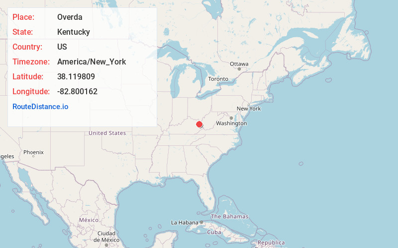 Map of Overda