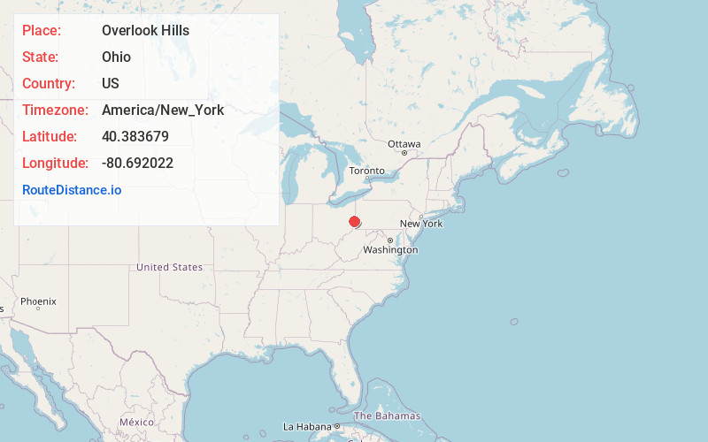 Map of Overlook Hills