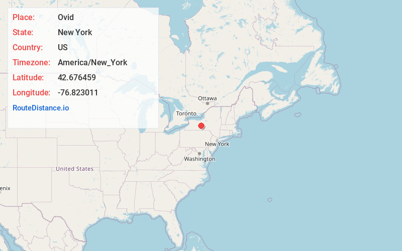 Map of Ovid
