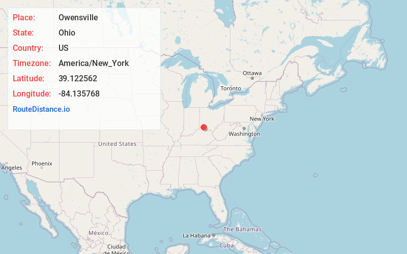 Map of Owensville