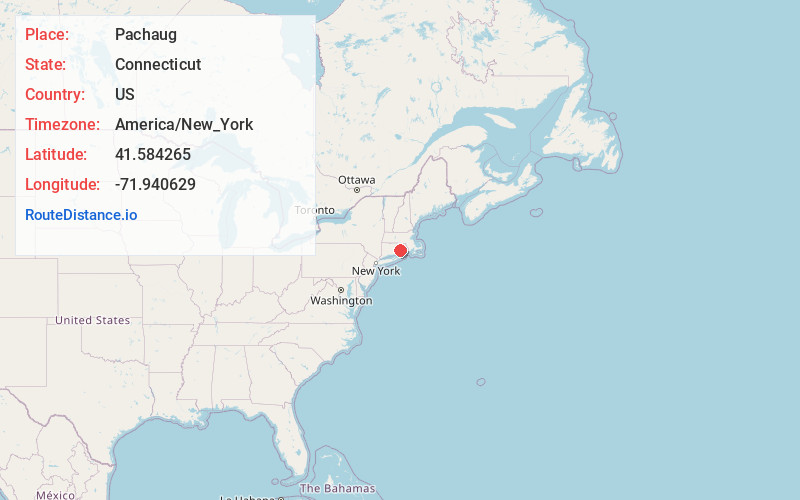 Map of Pachaug
