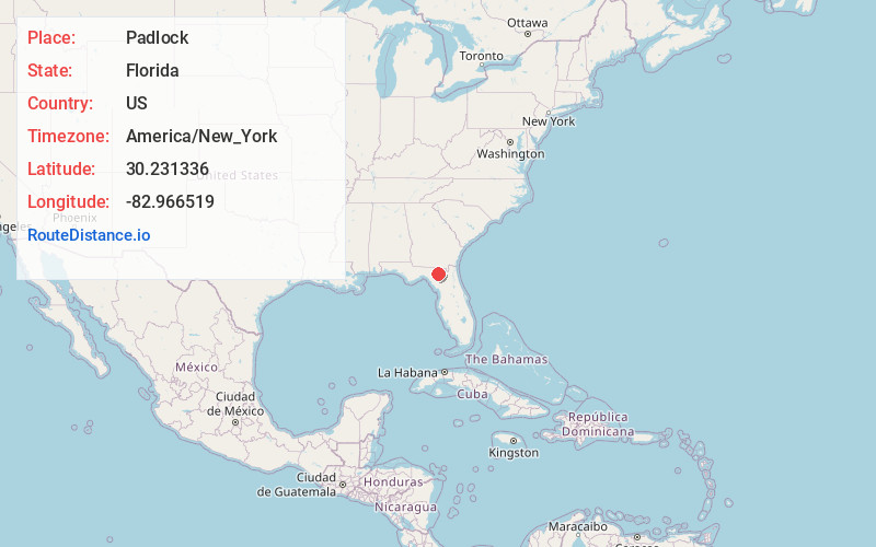 Map of Padlock