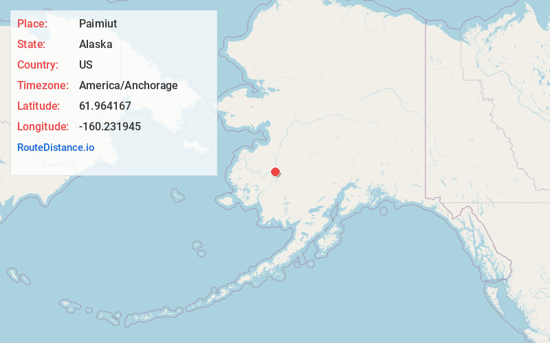 Map of Paimiut