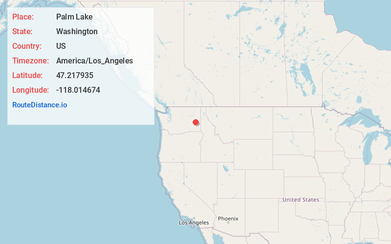 Map of Palm Lake