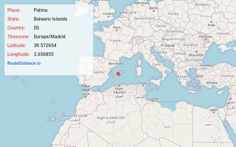 Map of Palma
