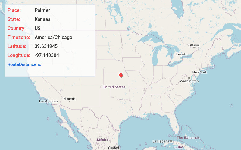 Map of Palmer