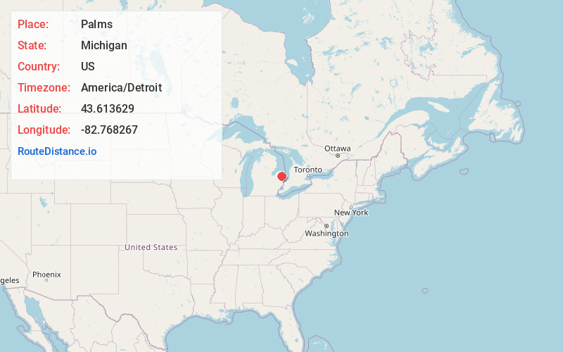 Map of Palms