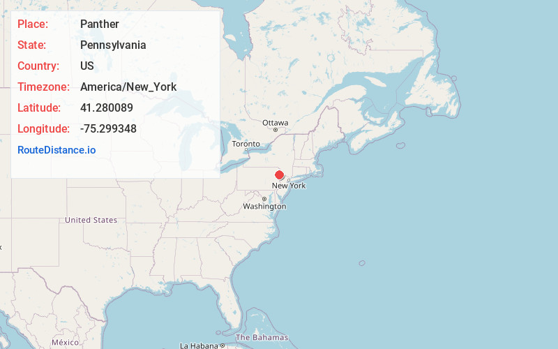 Map of Panther