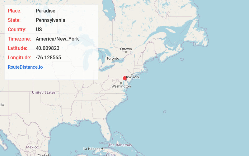 Map of Paradise