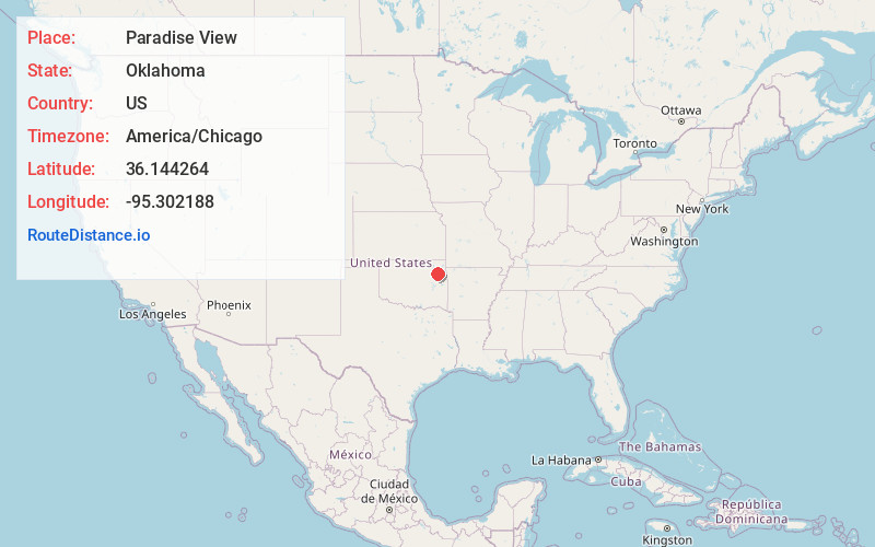 Map of Paradise View