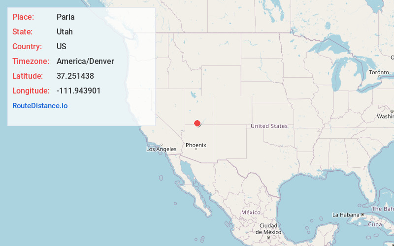 Map of Paria