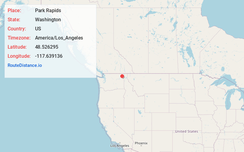 Map of Park Rapids