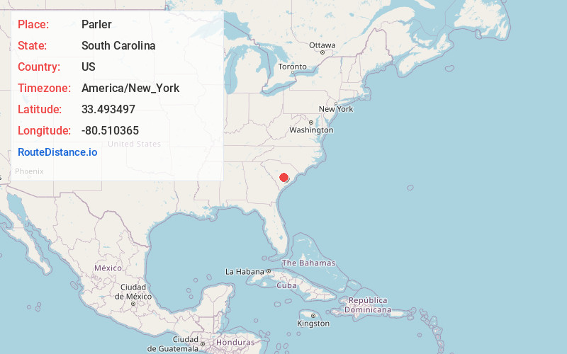 Map of Parler