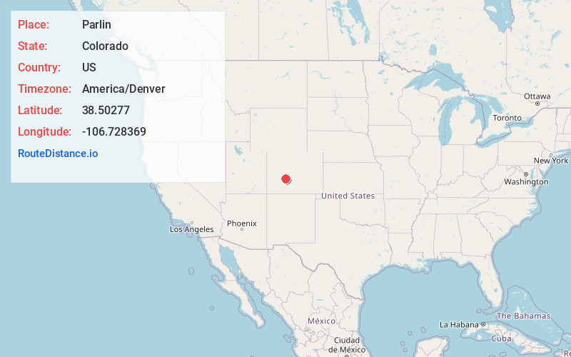 Map of Parlin