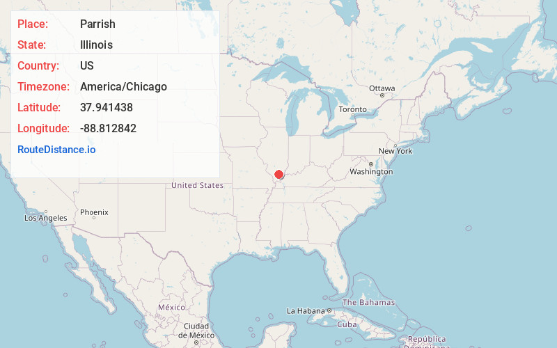 Map of Parrish