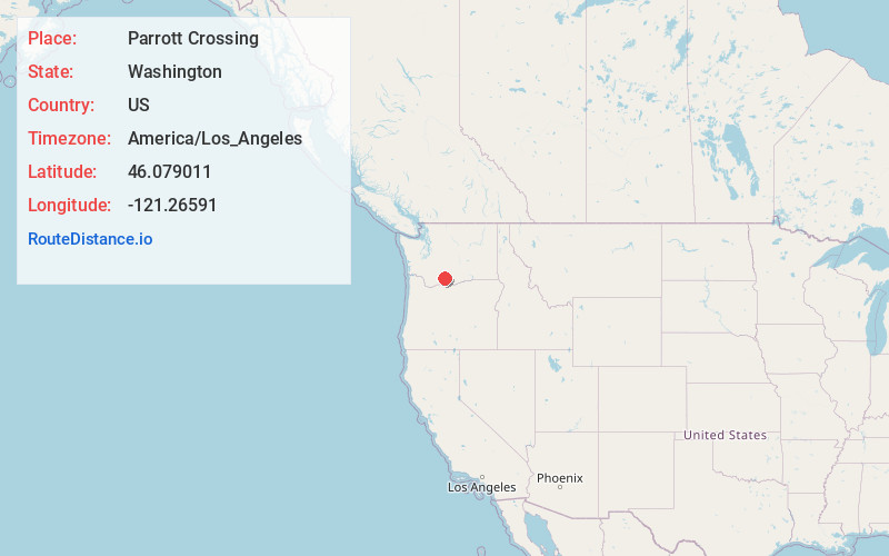 Map of Parrott Crossing