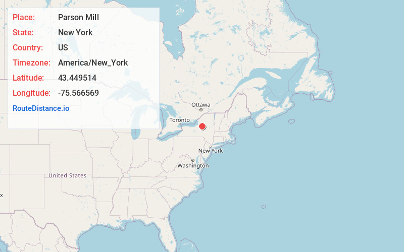 Map of Parson Mill