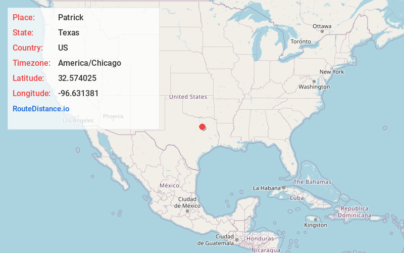 Map of Patrick