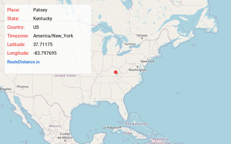Map of Patsey