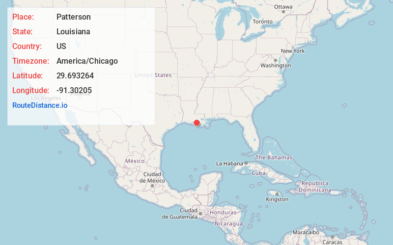Map of Patterson