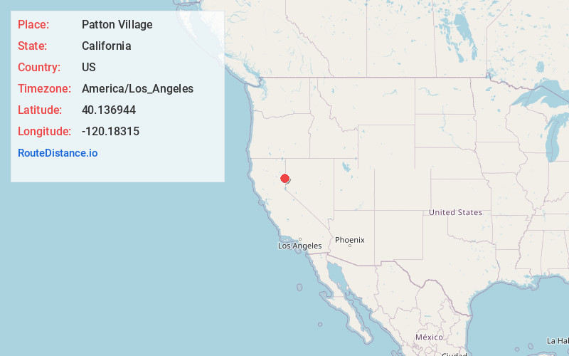 Map of Patton Village
