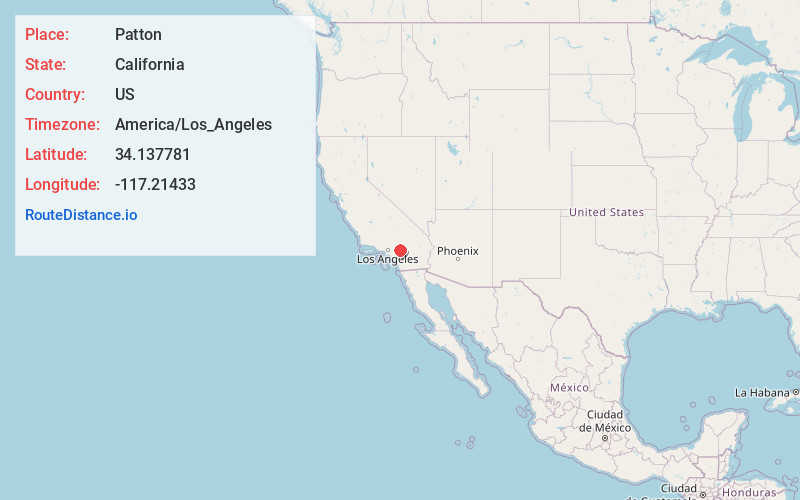 Map of Patton