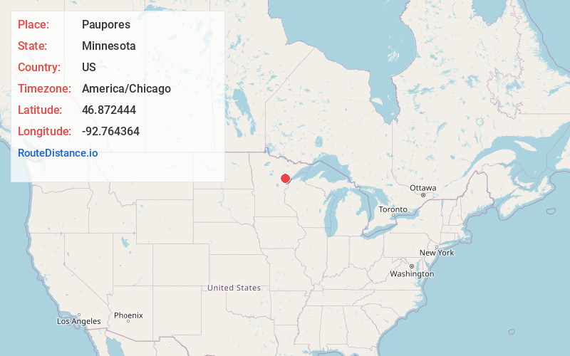 Map of Paupores