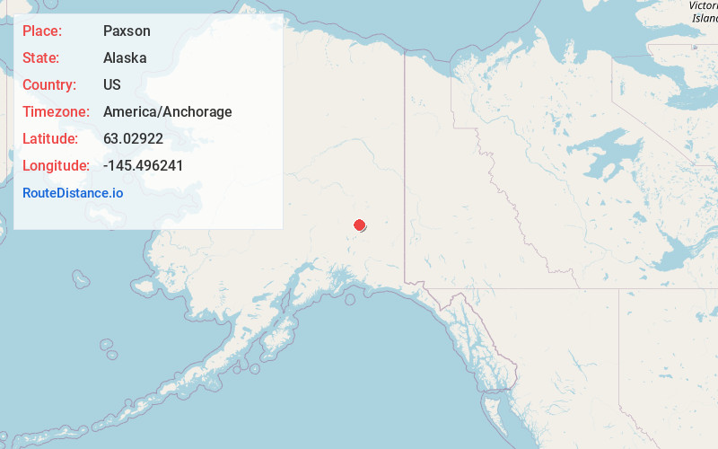 Map of Paxson