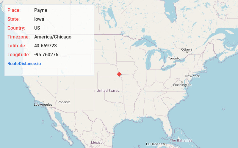 Map of Payne