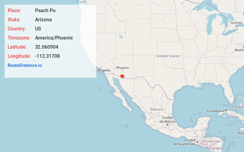 Map of Peach Pu