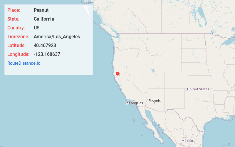 Map of Peanut