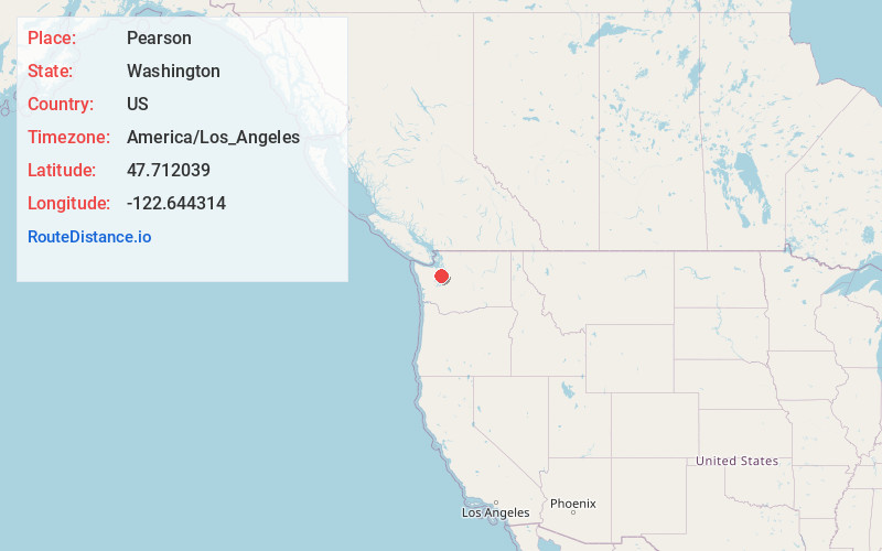 Map of Pearson