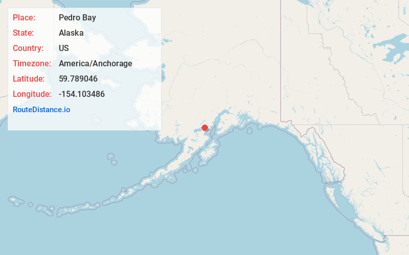 Map of Pedro Bay