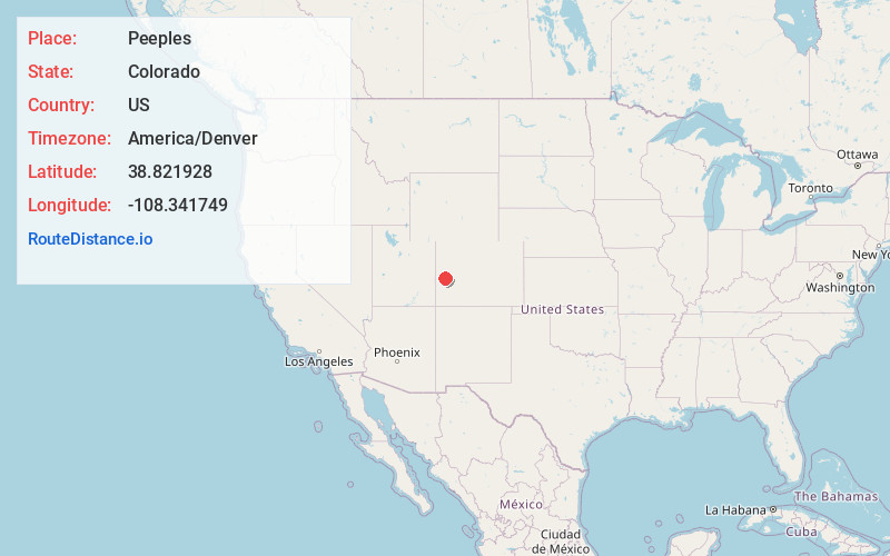 Map of Peeples