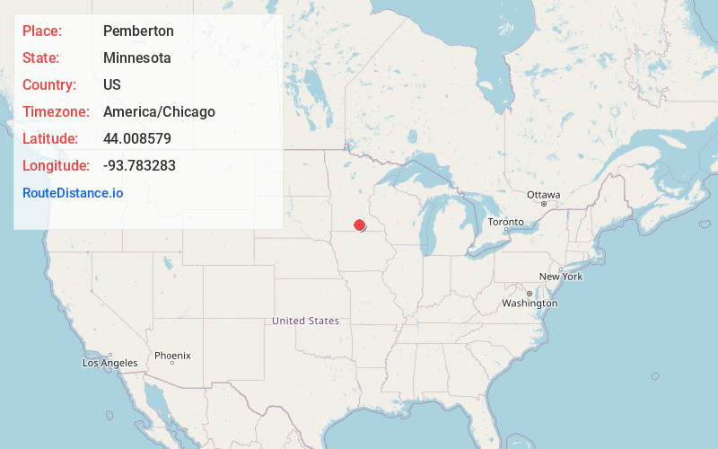 Map of Pemberton