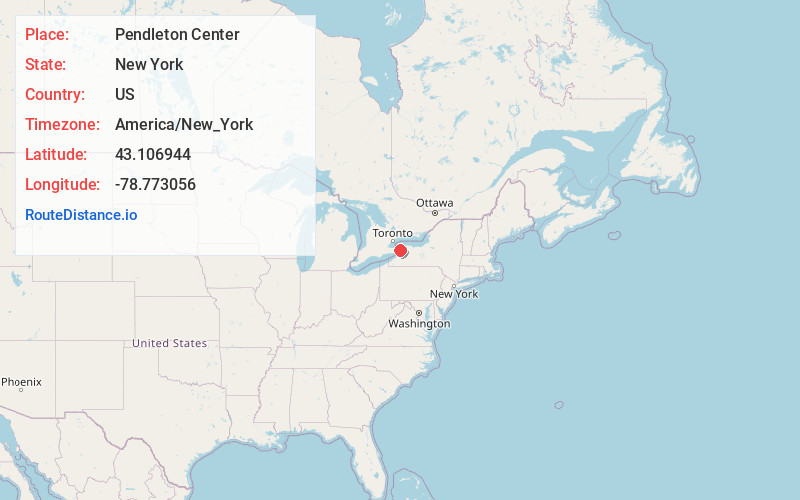 Map of Pendleton Center