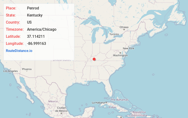 Map of Penrod
