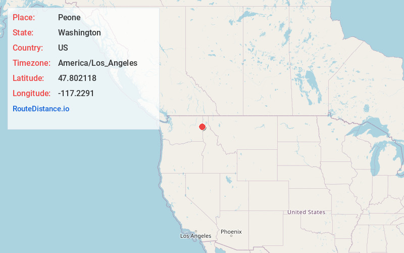 Map of Peone