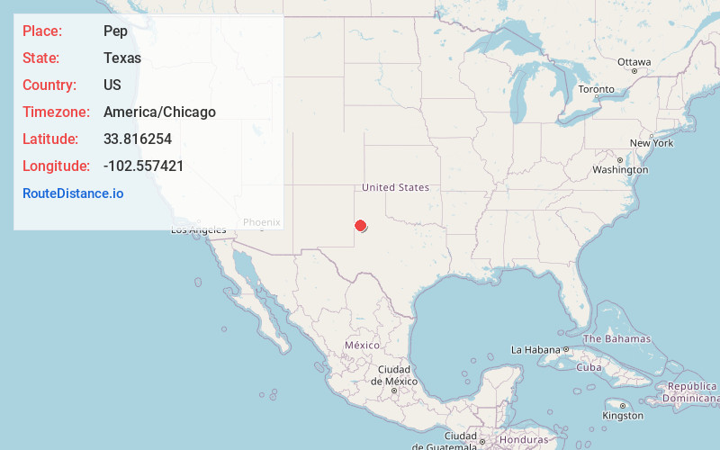 Map of Pep