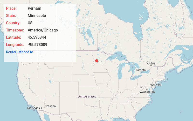 Map of Perham