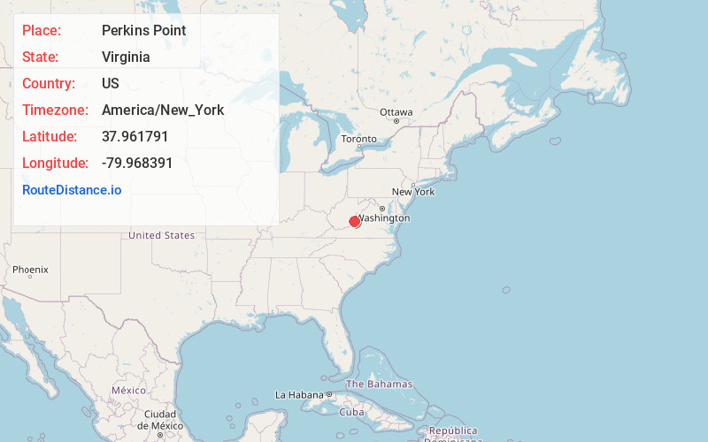 Map of Perkins Point