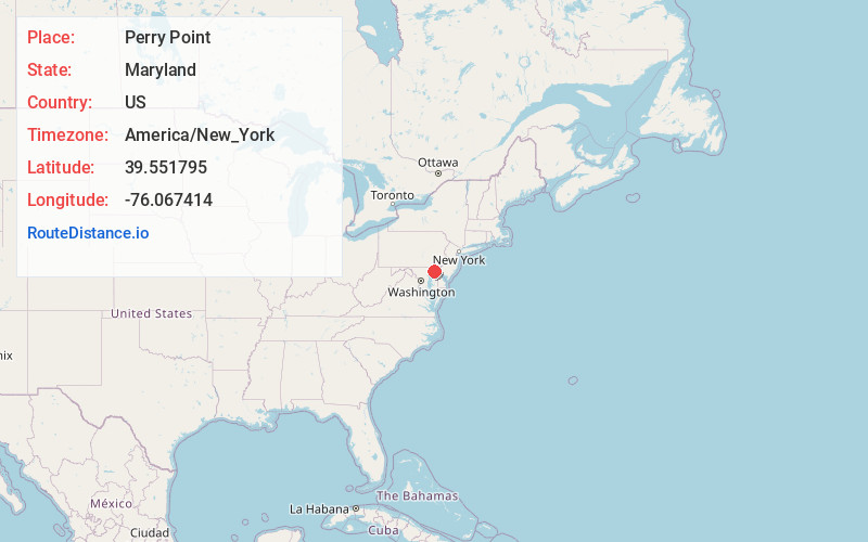 Map of Perry Point