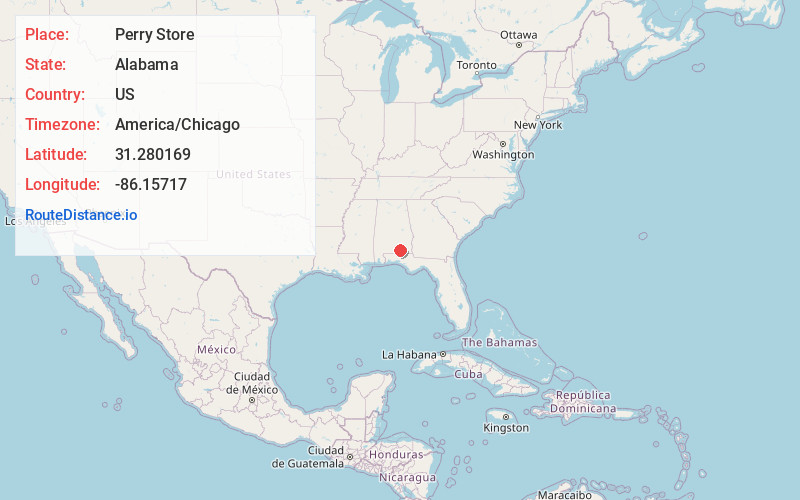 Map of Perry Store