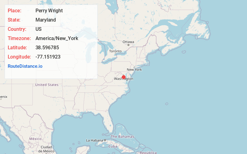 Map of Perry Wright