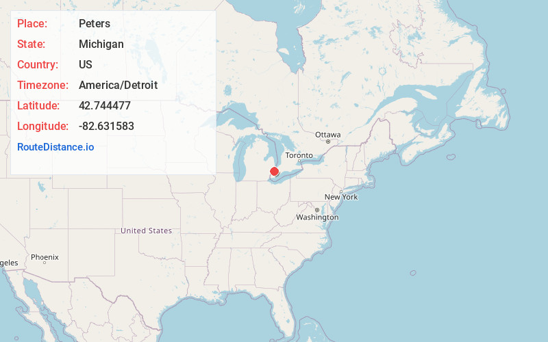 Map of Peters