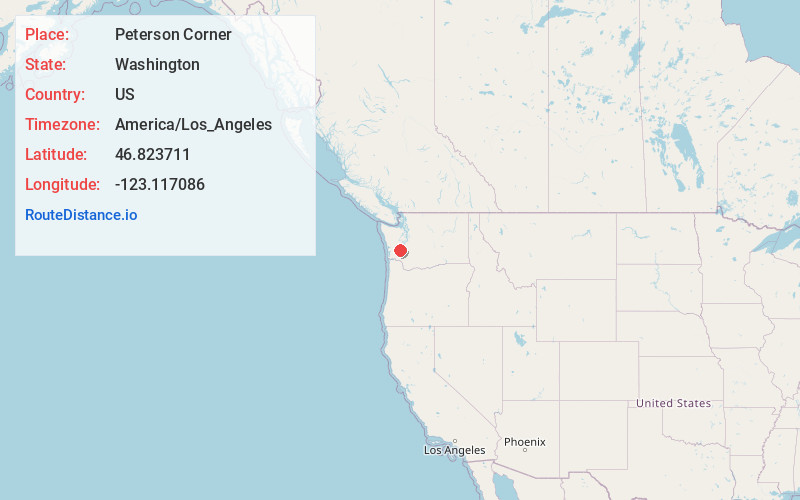 Map of Peterson Corner